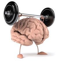 Brain training and cerebral fitness concept